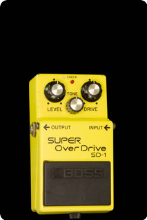 Boss Sd 1 Super Overdrive (black Label) Yellow