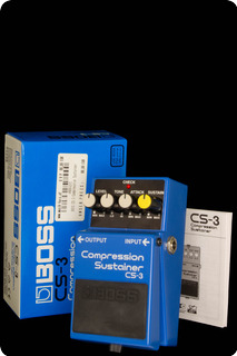 Boss Cs 3 Compression Sustainer (silver Label) Blue