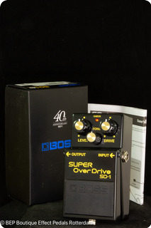 Boss Sd 1 40th Anniversary Limited Edition Super Overdrive 2021 Black