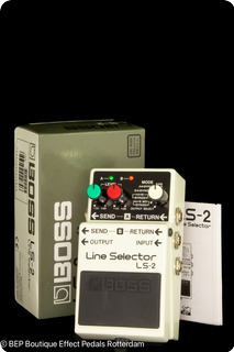 Boss Ls 2 Line Selector (silver Label) White