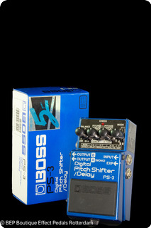 Boss Ps 3 Digital Pitch Shifter/delay (pink Or Dark Gray Label) Blue