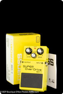 Boss Sd 1 Super Overdrive (silver Label) Yellow