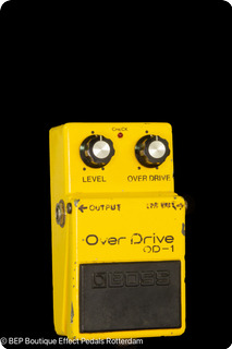 Boss Od 1 Over Drive (black Label) Yellow