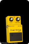 Boss OD 1 Over Drive Black Label Yellow