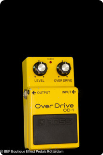 Boss Od 1 Over Drive (black Label) Yellow