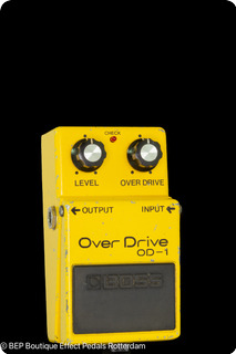 Boss Od 1 Over Drive (black Label) Yellow