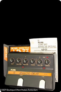 Pearl Ad 33 Analog Delay Black