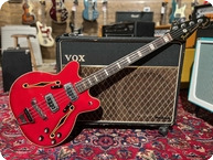 Fender-Coronado Bass II-1968-Red