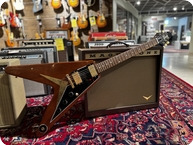 Gibson Custom Shop-Flying V 1958 CS Mahogany Walnut-2021-Mahogany Walnut