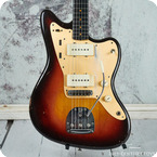 Fender-Jazzmaster With Gold Anodised Guard-1959-Sunburst