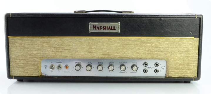 Marshall Jtm 45 Coffin Logo 1964 Black 