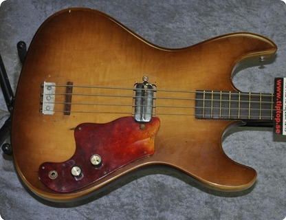 Kay Electric Bass Deluxe Model 5923 1965 Sunburst