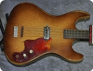 Kay-Electric Bass Deluxe Model 5923-1965-Sunburst