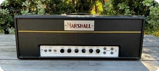 Marshall-JTM45 Head Silver And Maroon Block Logo UBER RARE-1964-Black