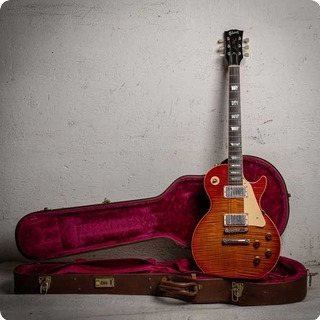 Gibson Pre Historic 59 Reissue Rare Brazilian Board Killer Flame Top 1992 Cherry Sunburst