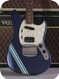 Fender Kurt Cobain Mustang  2012-Dark Lake Placid Blue With Stripe