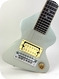 Erlewine-Chiquita Travel Guitar-1990-Silver/Blue