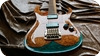 GB Liuteria Ergal 6 String Resin Illuminated And Burl Edition 2023-Hi Gloss And Green Resin