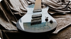 GB Liuteria-Kapooya 8 String  Lichtenberg Effect Edition-2023-Hi Gloss Blue