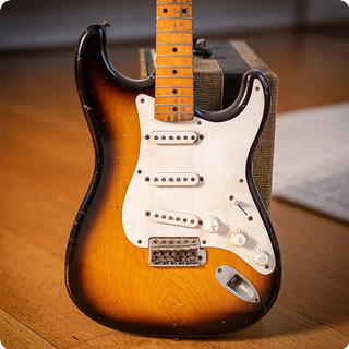 Fender Stratocaster Rare Early Two Digit Serial Number 1954 Sunburst