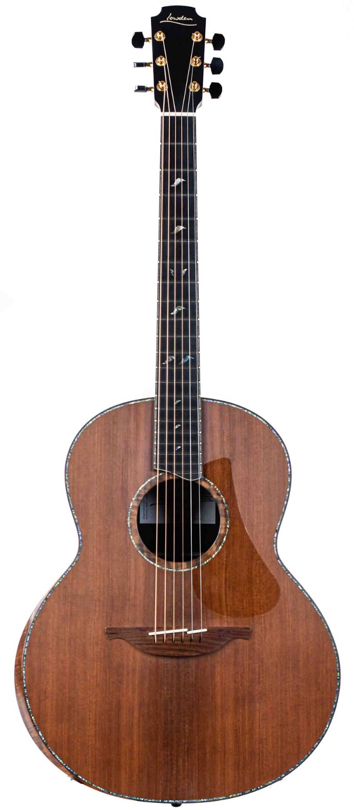 Lowden F50 African Blackwood Sinker Redwood Leaf Inlays Guitar For Sale ...