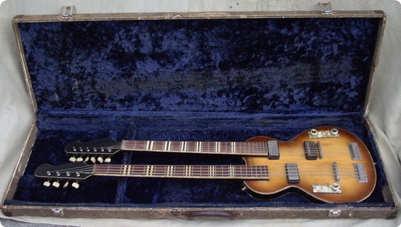 Hofner Double Neck 191 1961 Sunburst