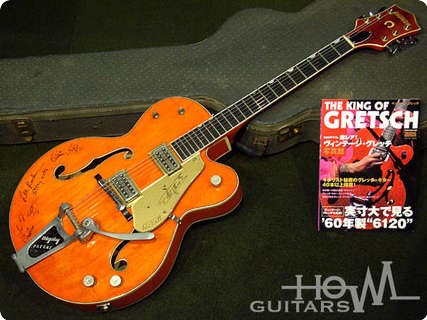 Gretsch Px6120 Chet Atkins Hollow Body 1958 Western Orange