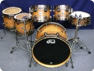 Dw 40th Anniversary Limited Edition Drumset 2011 Candy Black Pearlescent Burst Over Exotic Tamo Ash
