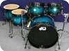 Dw DW Collector's Laquer Specialty Drumset 2012-Regal Blue To Black Burst