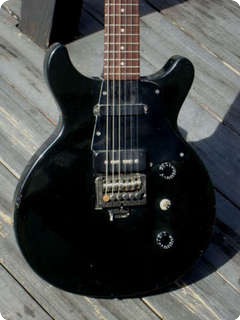 Gibson Les Paul Jr.special W/steinberger Bridge  1988 Black Finish 