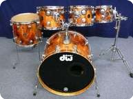Dw DW Collectors Birch Series Exotic Drumset 2002 Red Cedar High Gloss