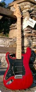 Fender Stratocaster Lefty 1978 Cimarron Red Rare Color