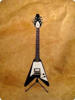 My Little Guitar Flying V Black