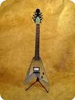 My Little Guitar Flying V Black Rhinestone