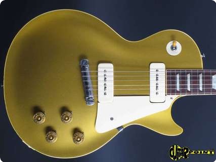 Gibson Les Paul Standard   Gold Top 1953 Gold Metallic ( Gold Top)