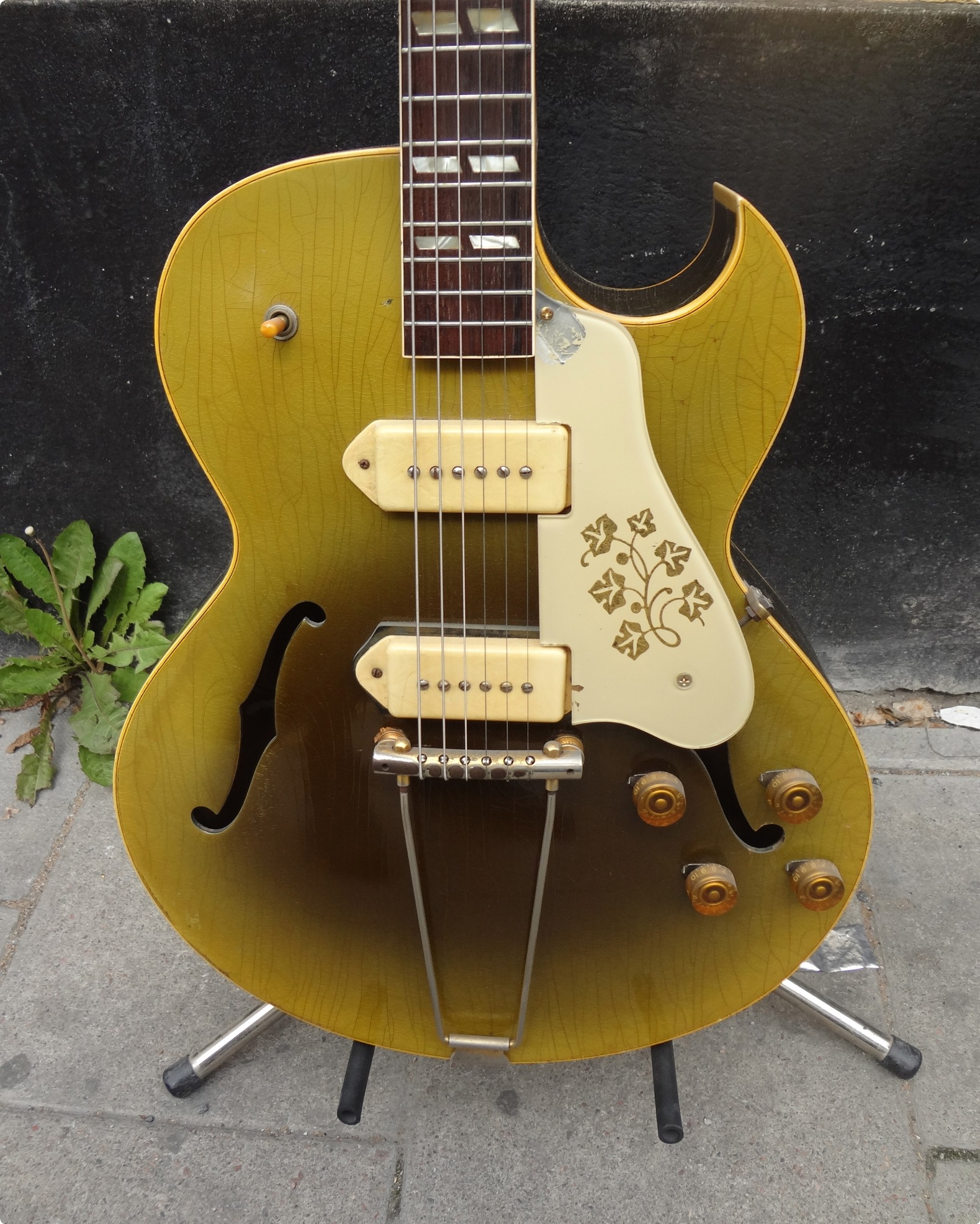 Gibson ES 295 Expo Color 1955 Guitar For Sale Halkans Rockhouse