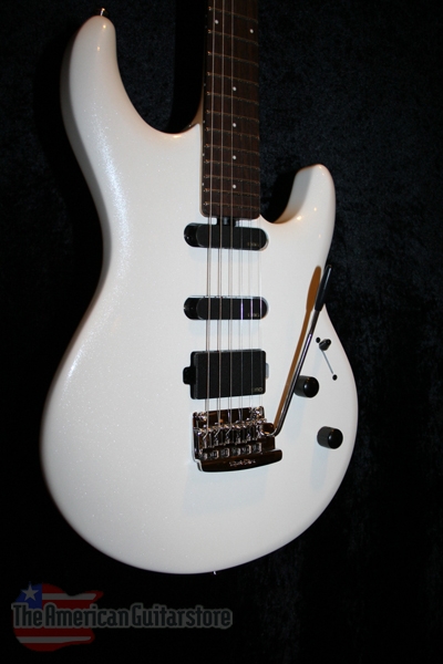 Music Man Luke 2010's White Pearl Guitar For Sale The 