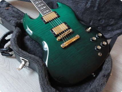 gibson sg supreme emerald green