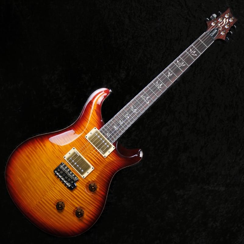 PRS Custom 24 25th Anniversary 10 Top Smoked Amber Wide Thin 57/08's ...