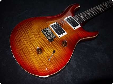 Prs Paul Reed Smith Custom 24 Mother Of Pearl Birds Darke Cherry Sunbrust