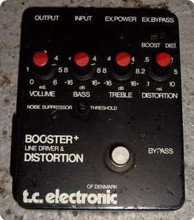 Tc Electronic Booster Line Driver Distortion 1980