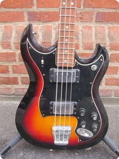 Hagstrom H Ii N B 1971 Sunburst