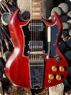 Gibson Sg Standard 1969 Cherry Red