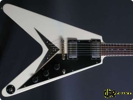 Gibson Flying V Ff 82 1982 White