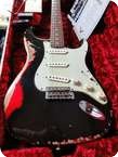 Fender Stratocaster 1962 Heavy Relic LTD Custom Shop 2012 Black Over Candy Apple Red