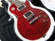Gibson Les Paul Classic Antique Red Wild Flame Slash Looks Limited Of 400 2008 Trans Red