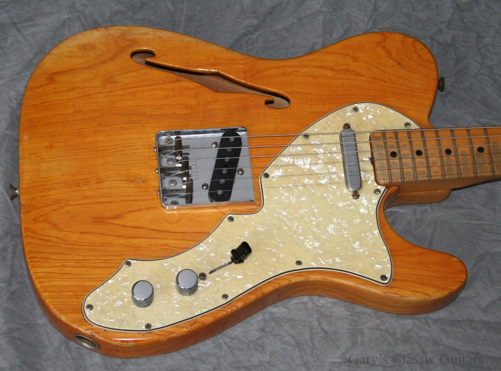 Fender Telecaster Thinline 1968 Natural Guitar For Sale Garys Classic ...