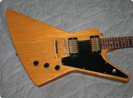 Gibson Explorer Custom Shop Limited Edition 1983 Korina Guitar For Sale ...