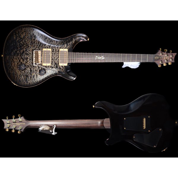 prs custom 24 25th anniversary charcoal burst