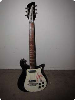 Rickenbacker 450 6 String 1965 JET GLOW (black) Guitar For Sale Dan  Yablonka Guitars